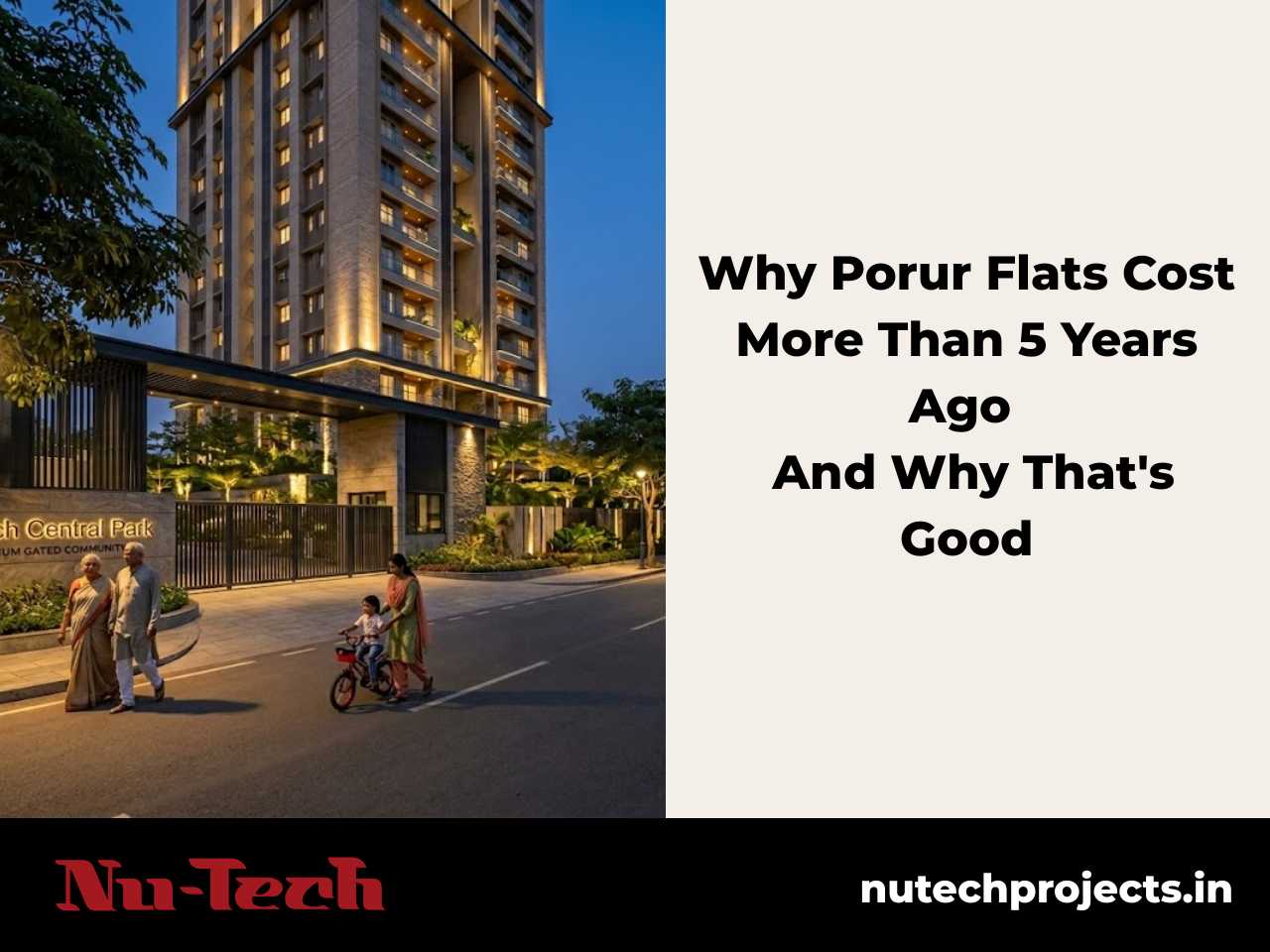 Price appreciation trend for flats in Porur driven by infrastructure and connectivity growth